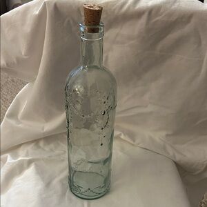 Clear Glass Bottle with Cork